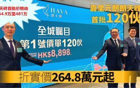 香港房产网消息 ：朗天峰正式公布首批单位，价格由264.9万至481万