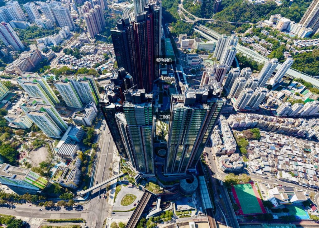 香港房产网:大围柏傲庄河景大户 第2张- 香港大围站新楼盘柏傲庄外观